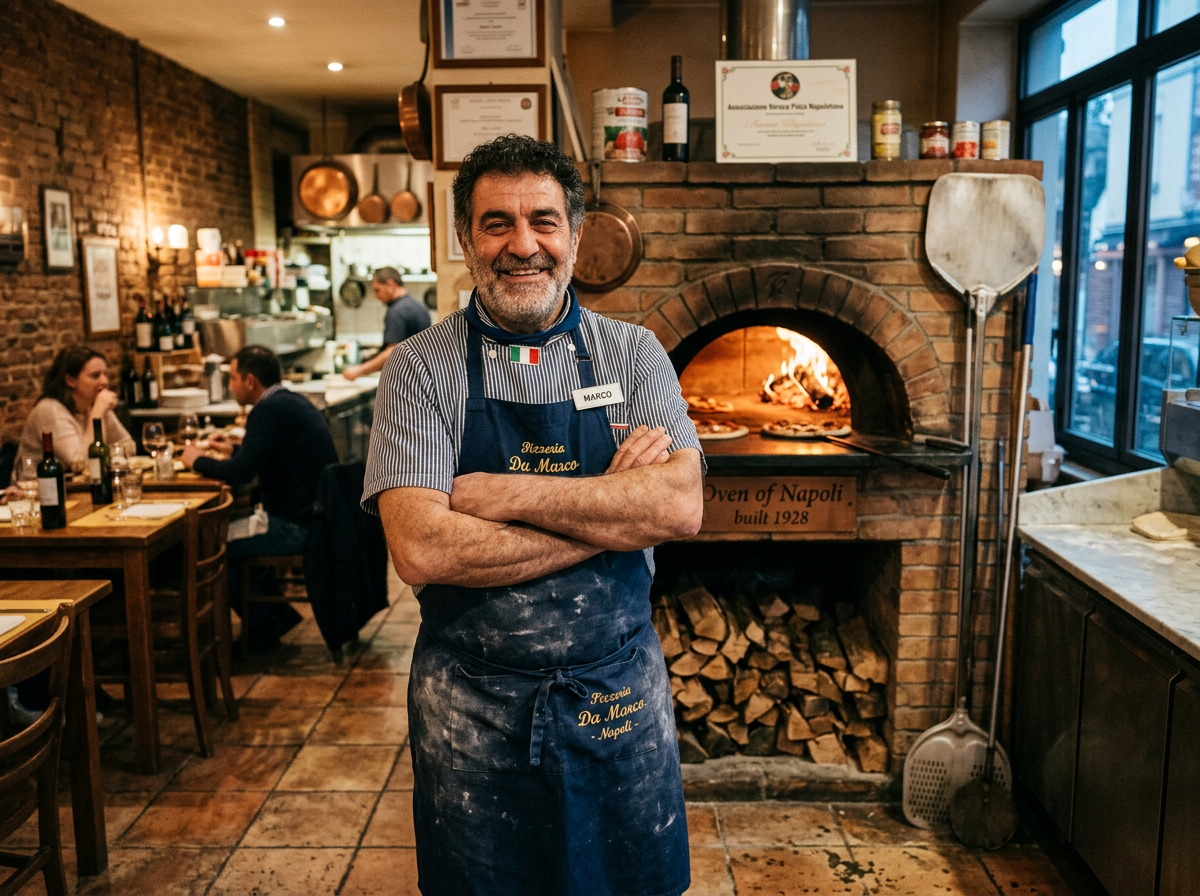 Chef Marco Bellini at Piazza Ember